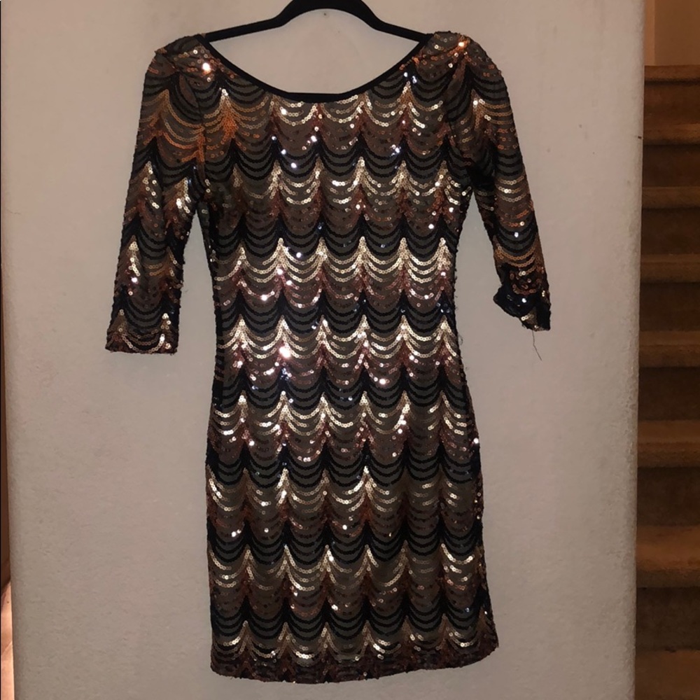 sparkly cocktail dress